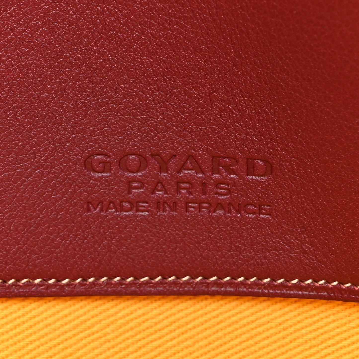 Goyardine Senat Pochette MM Burgundy