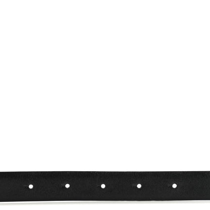 Valentino Garavani Calfskin Crystal VLogo 40mm Belt 75 Black Rouge Pur 3 of 6