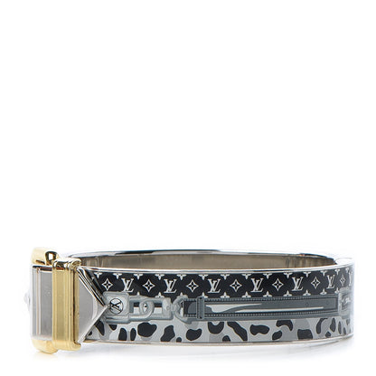 Louis Vuitton Metal Enamel Confidential Bangle Bracelet S 1 of 6