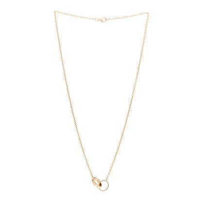 Cartier 18K Yellow Gold Interlocking LOVE Necklace 3 of 5