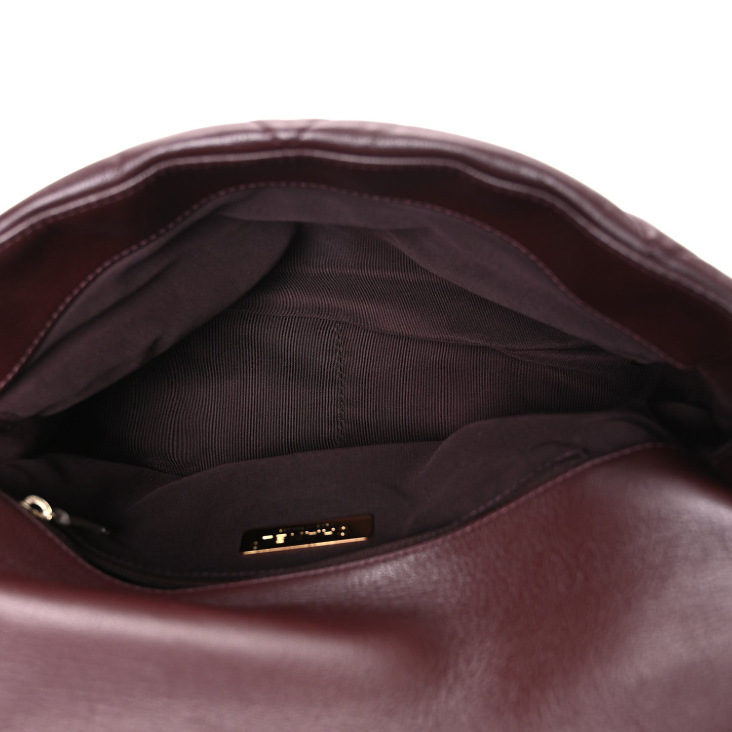 Goatskin Quilted Large Chanel 19 Flap Puple