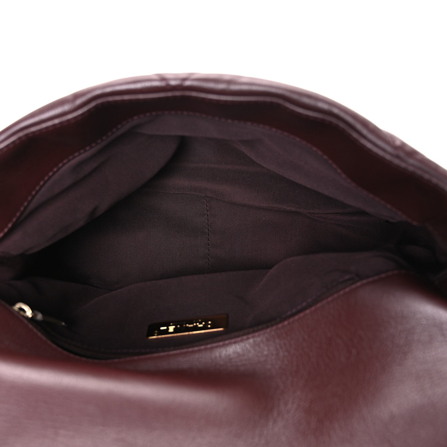 Chanel Goatskin Quilted Large Chanel 19 Flap Puple 5 of 10