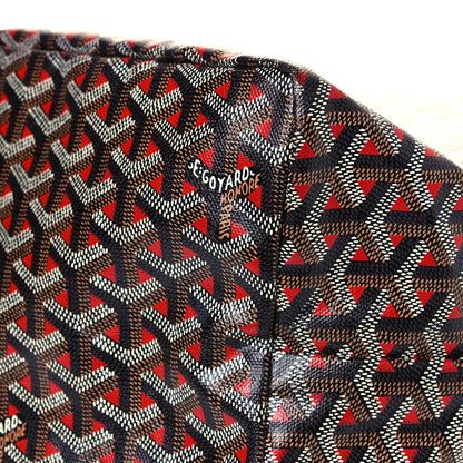 Goyard Goyardine Saint Louis Claire Voie GM Black Red 9 of 9