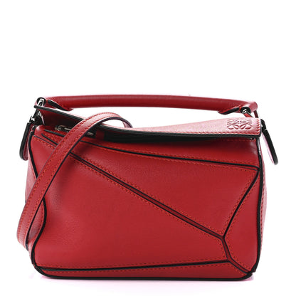 Loewe Calfskin Mini Puzzle Bag Pomodoro 1 of 12