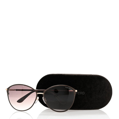 Tom Ford Penelope Vintage Round Sunglasses TF320 Brown 9 of 9