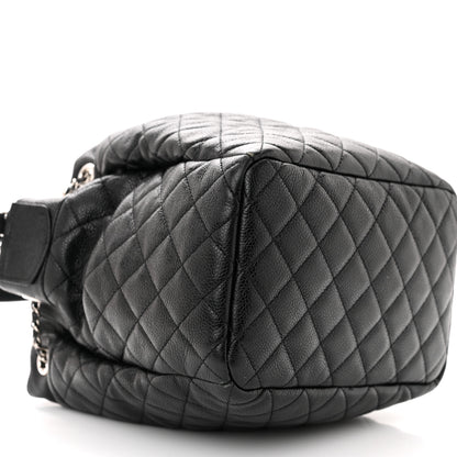Chanel Caviar Quilted Small Chain Bucket Bag Black 9 of 13
