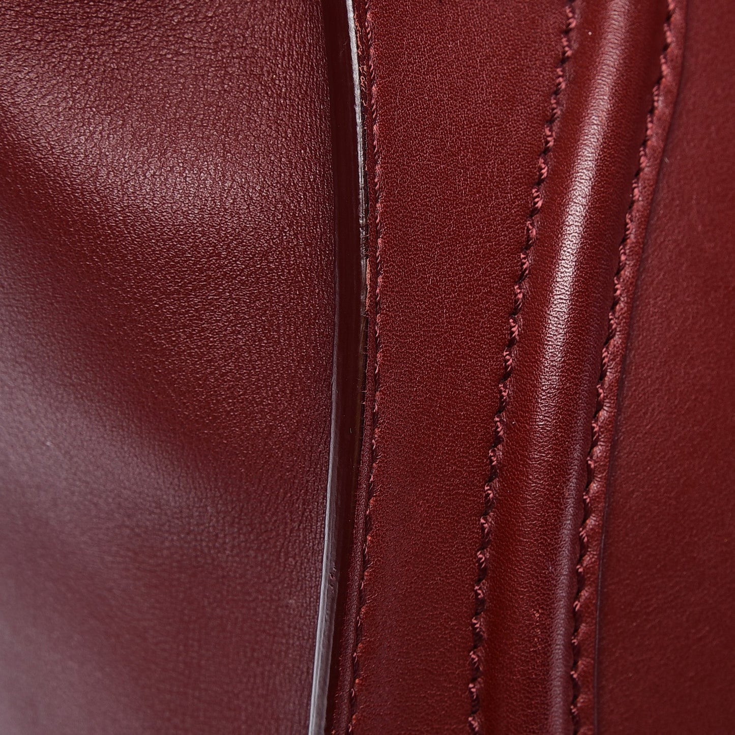 Smooth Calfskin Mini Luggage Burgundy
