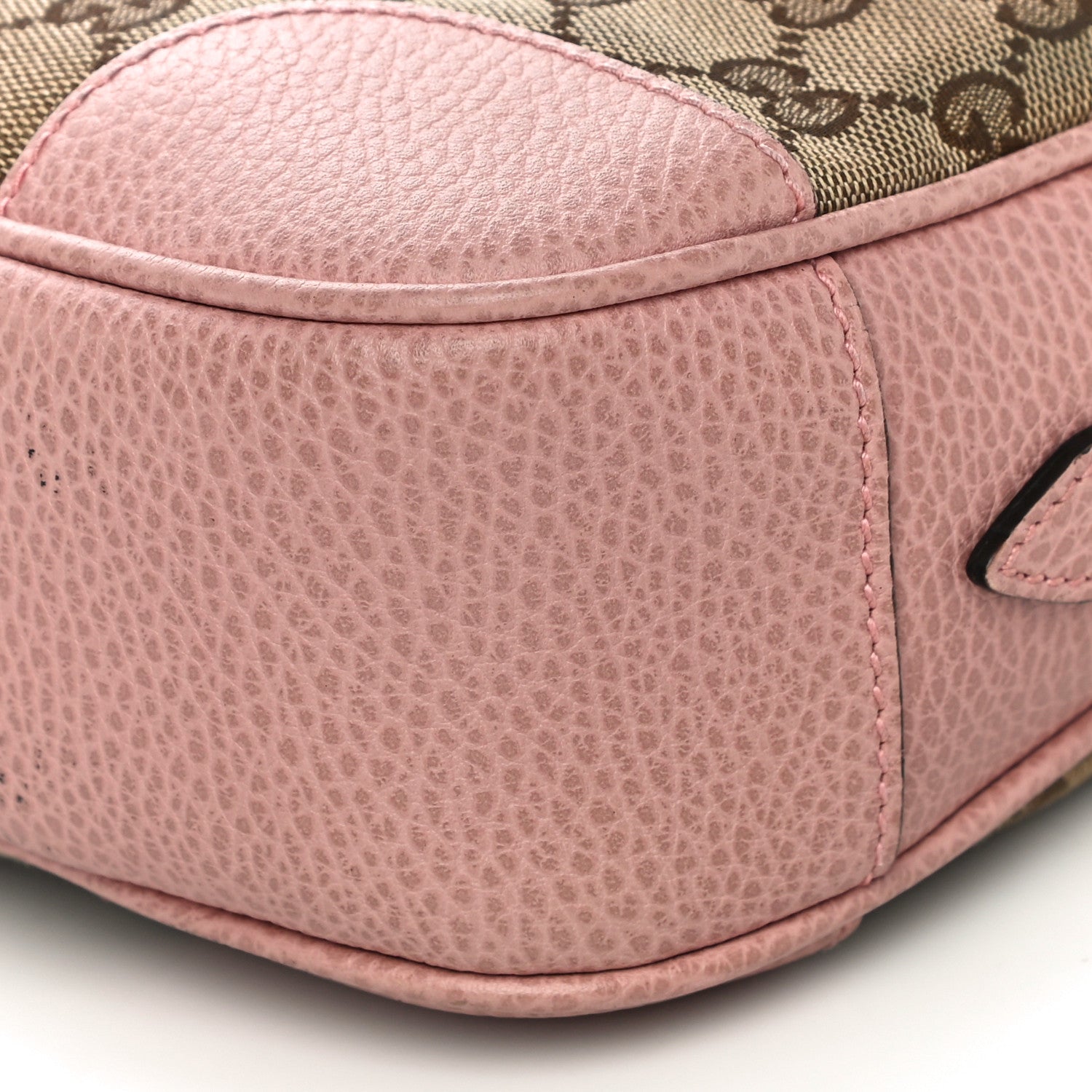 Gucci Monogram Mini Bree Messenger Bag Beige Soft Pink 11 of 18