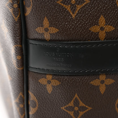 Louis Vuitton Monogram Macassar Keepall Bandouliere 55 8 of 10