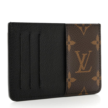 Louis Vuitton LOUIS VUITTON Monogram Macassar Neo Porte-Cartes Card Holder 3 of 7