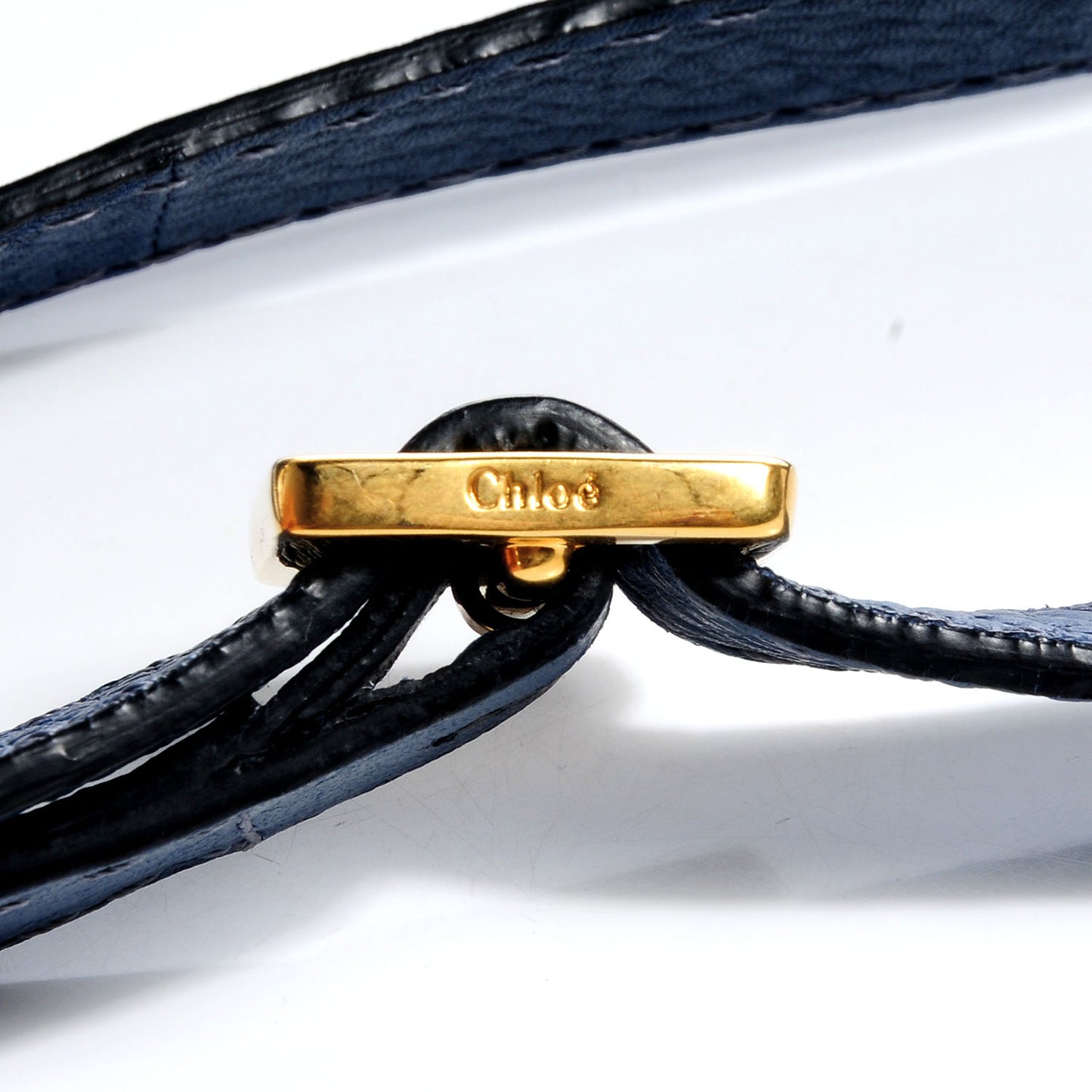 Calfskin Mini Marcie Round Crossbody Bag Royal Navy