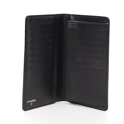 Chanel Patent Calfskin Lucky Symbols Yen Wallet Black 4 of 8