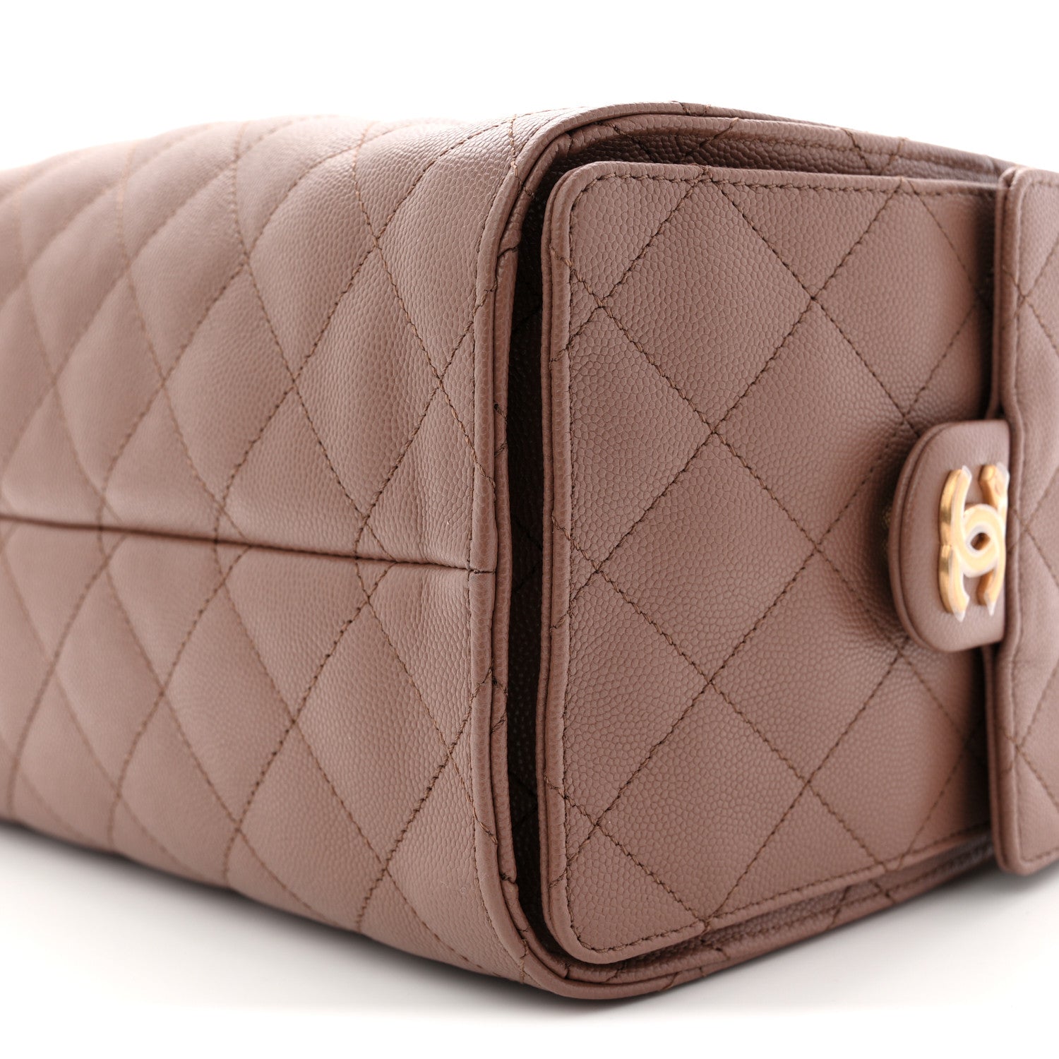 Chanel Caviar Quilted Small Chanel 25 Handbag Brown 1867526