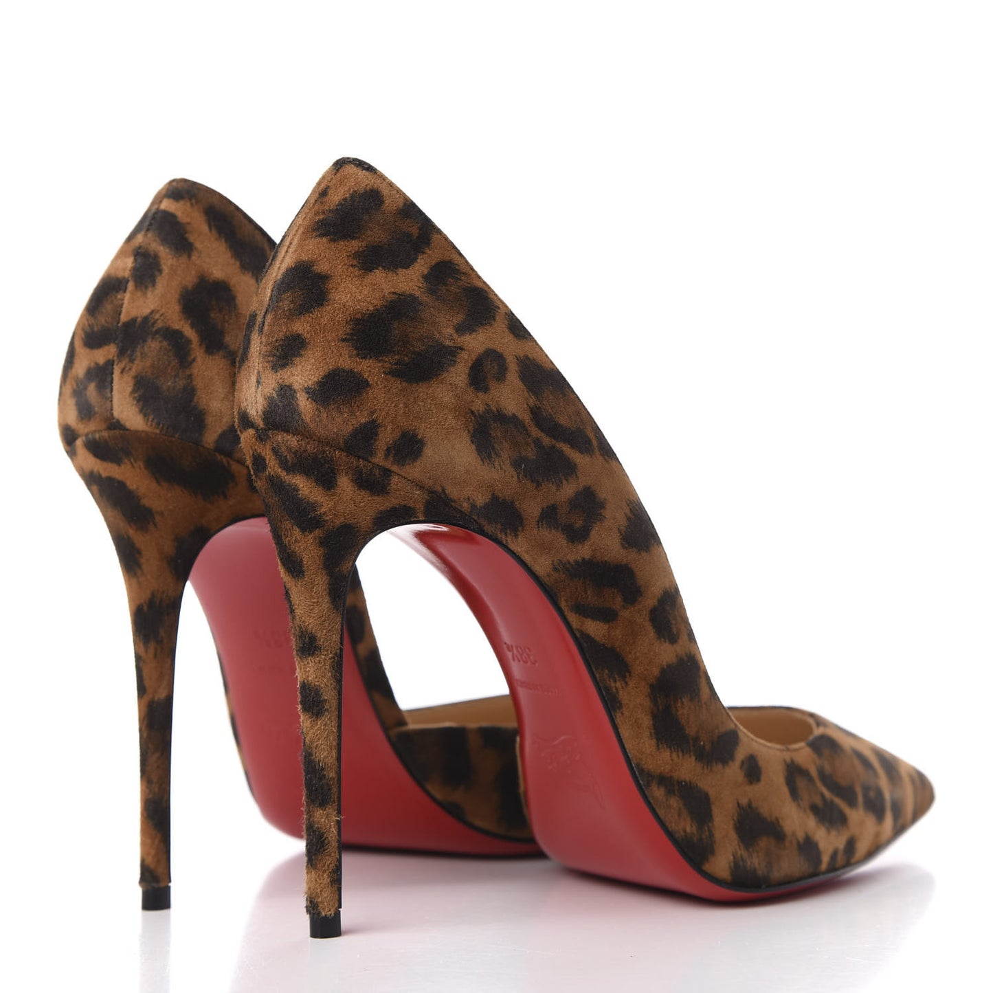 Tissu Leopardino Iriza 100 Pumps 38.5 Brown