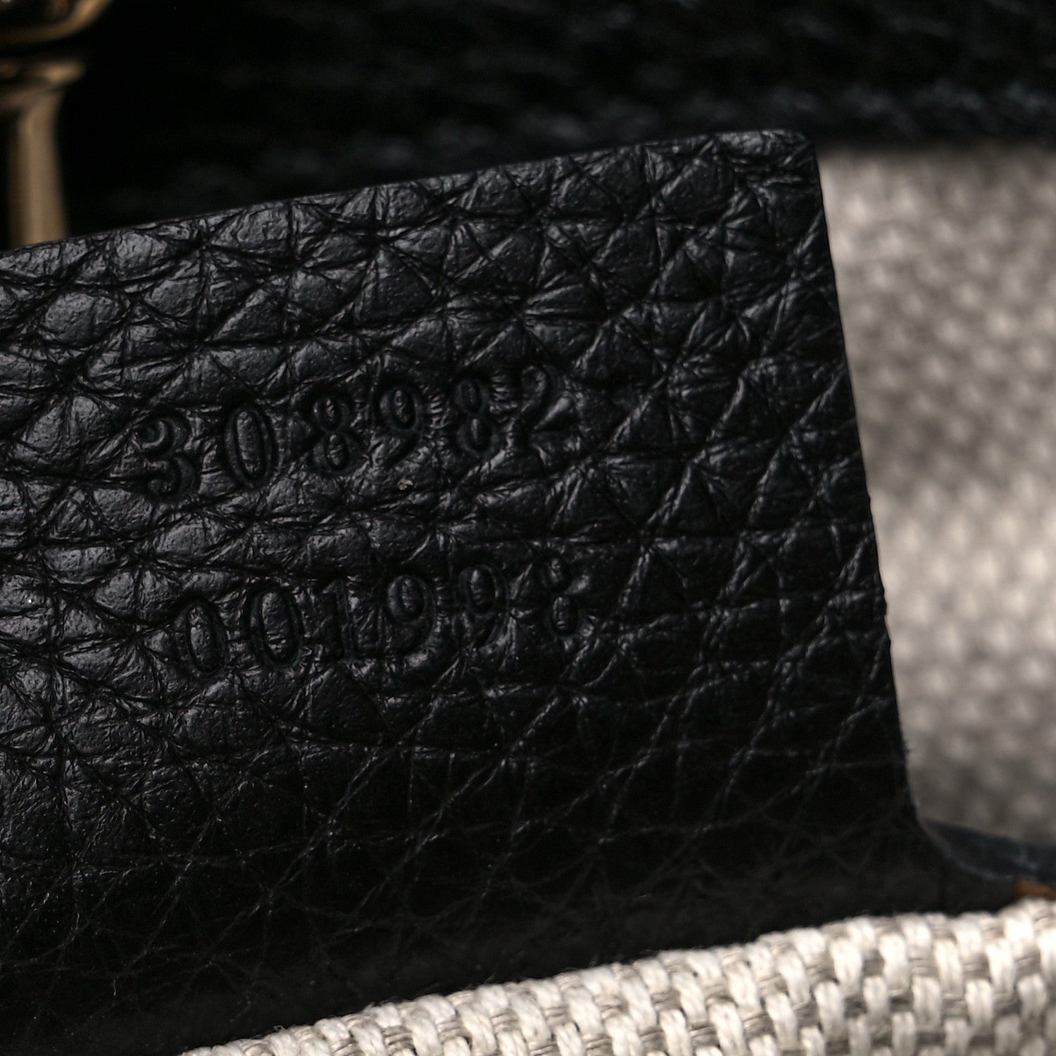 Gucci Pebbled Calfskin Medium Soho Chain Shoulder Bag Black 7 of 15