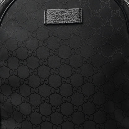 Gucci Nylon Monogram Slim Backpack Black 8 of 10