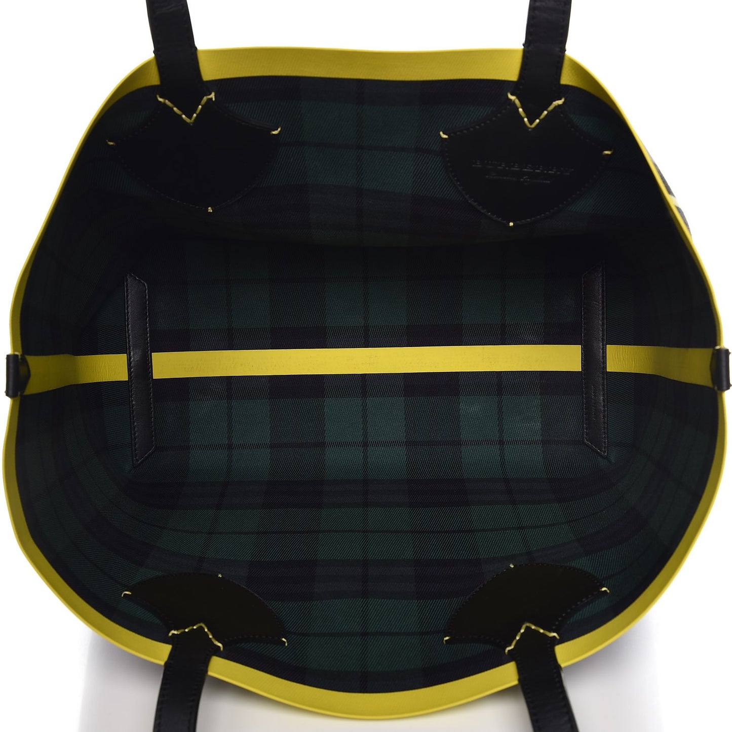 Vintage Check Medium The Giant Reversible Tote Racing Green Cobalt Blue