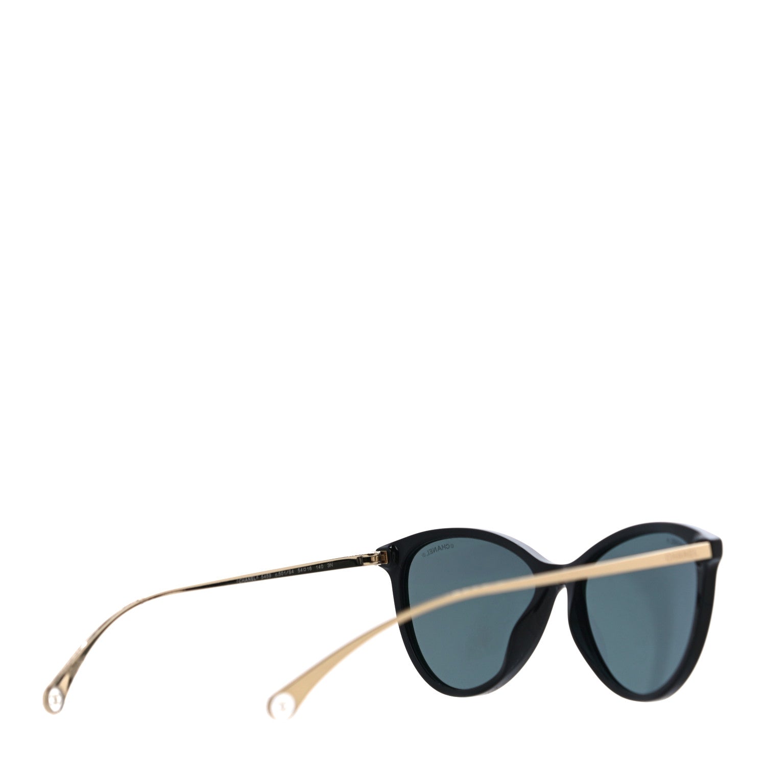 Chanel Acetate Metal Butterfly Sunglasses 5459 Black Gold 3 of 7