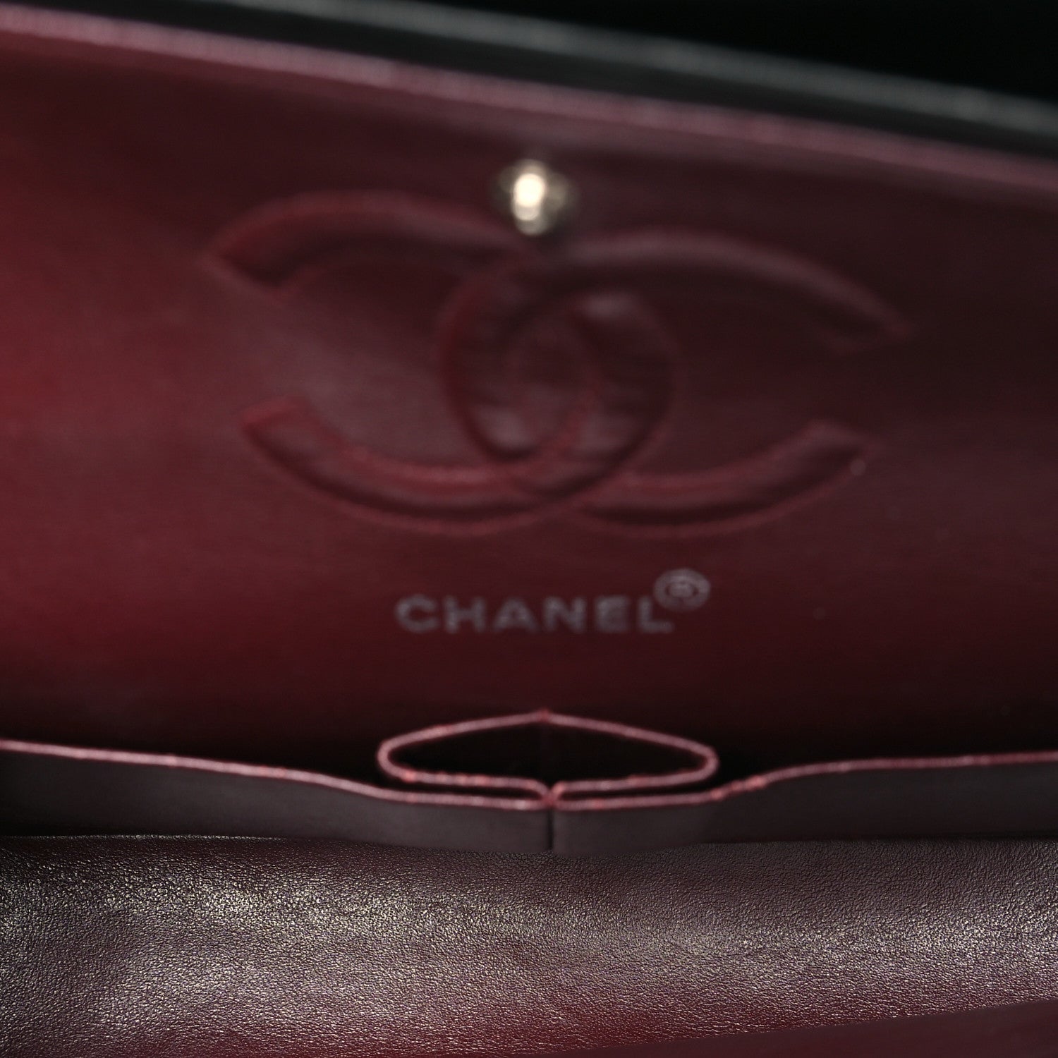 Chanel Lambskin Quilted Medium Double Flap Black 5 of 12