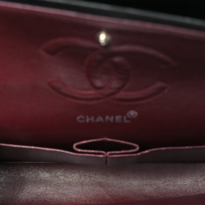 Chanel Lambskin Quilted Medium Double Flap Black 5 of 12