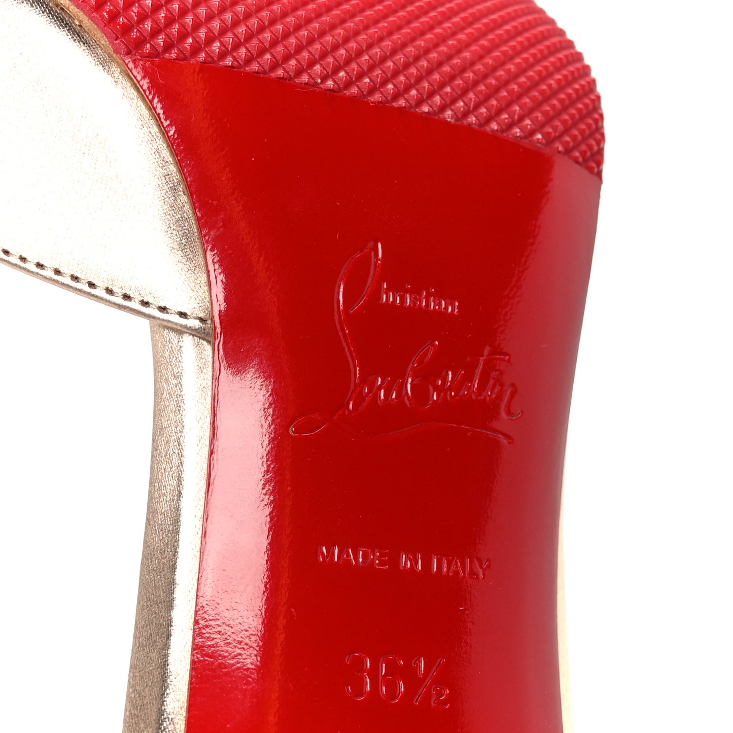 Calfskin Laminato Satin Iriza 85 Pumps 36.5 Leche