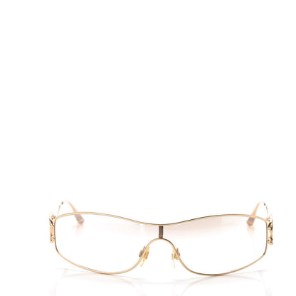 Chanel Crystal CC Logo Sunglasses 4073-B Gold 2 of 6
