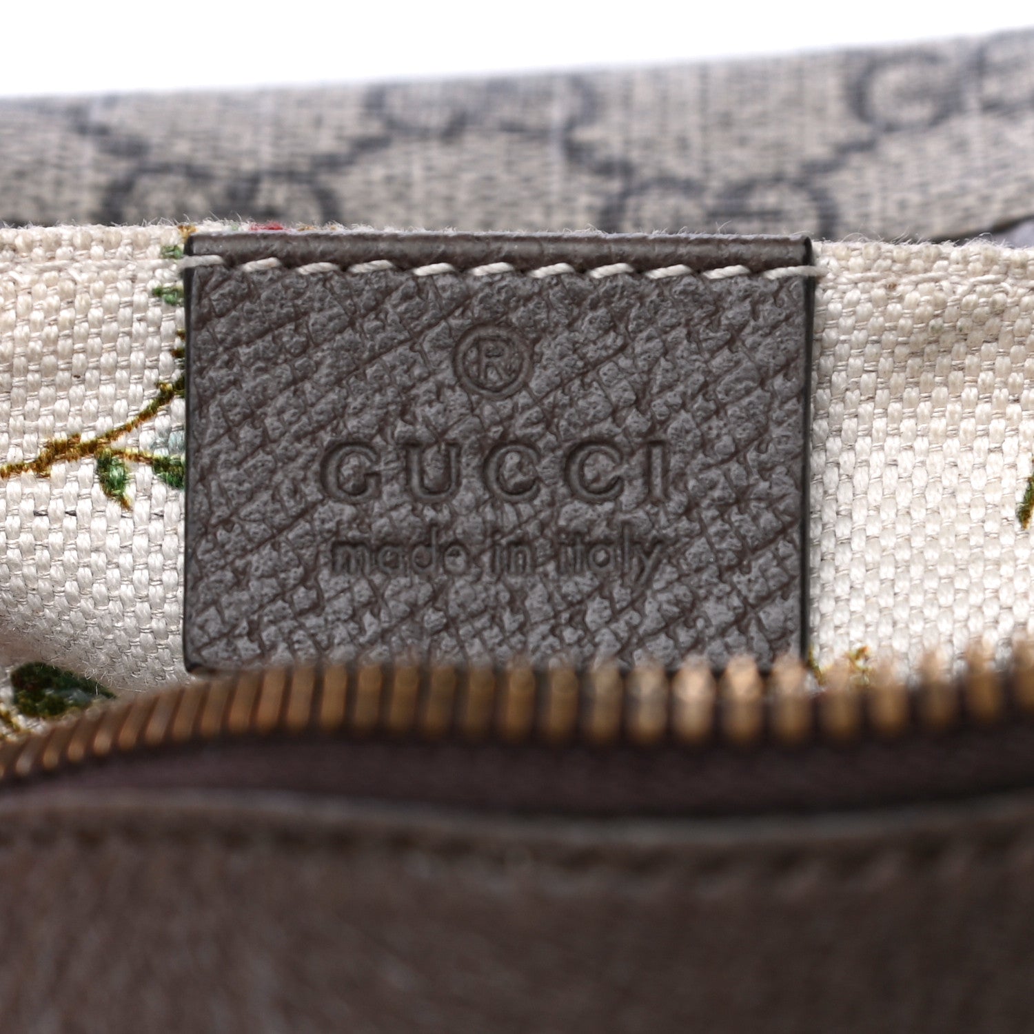 Gucci GG Supreme Monogram Web Neo Vintage Shoulder Bag Beige New Acero Crop 7 of 9