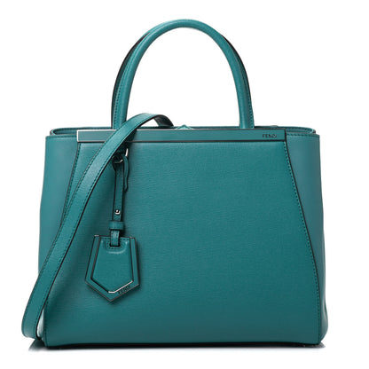 Fendi Vitello Elite Flamingo Petite 2Jours Tote Lago 1 of 4