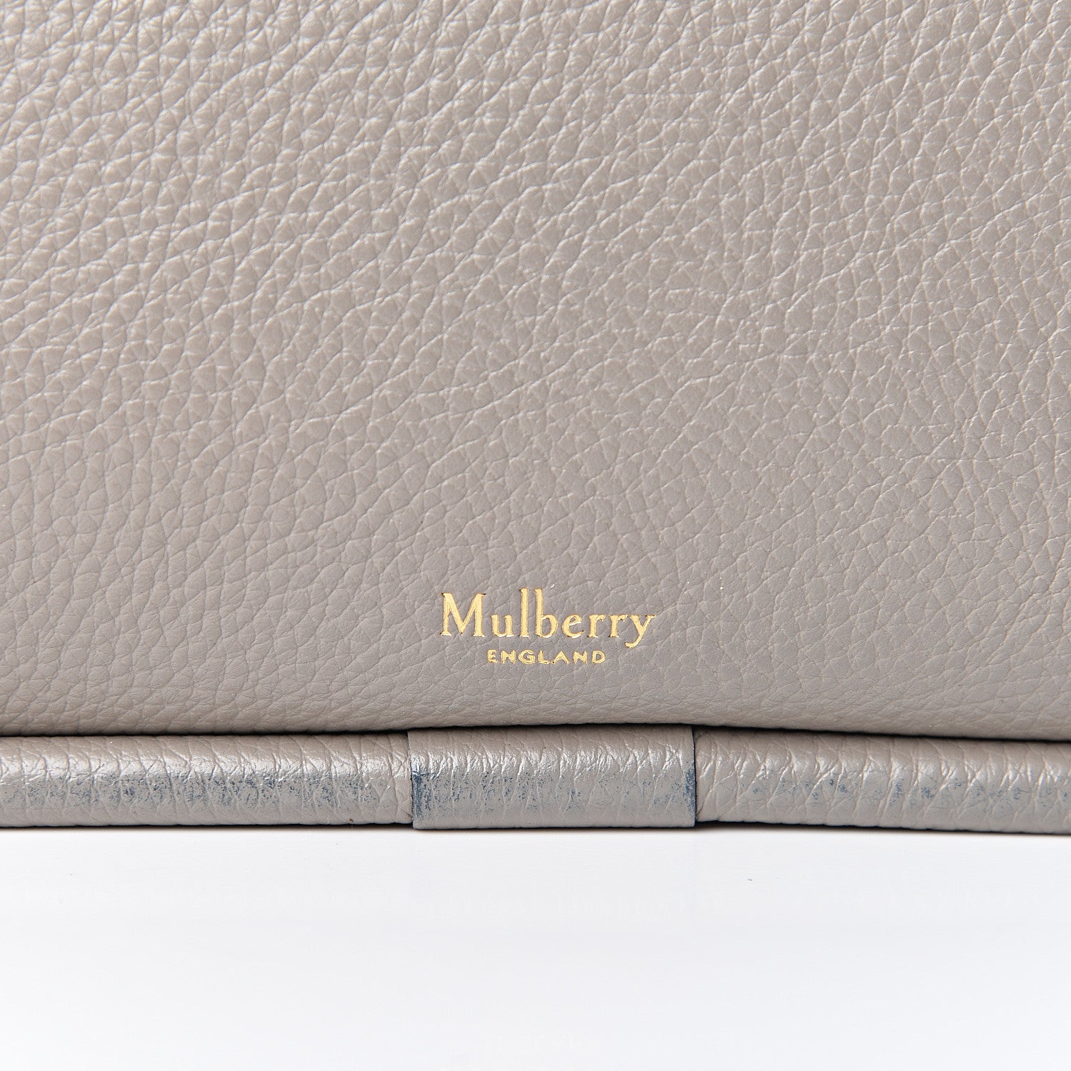Mulberry Small Classic Grain Calfskin Leighton Grey 10 of 10