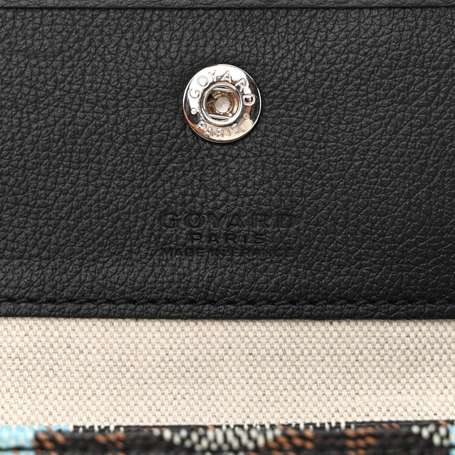 Goyard Goyardine Saint Louis Lettres Camouflage GM Black Blue 8 of 12