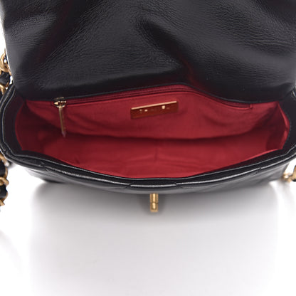 Chanel Lambskin Quilted Medium 19 Flap Black 5 of 11