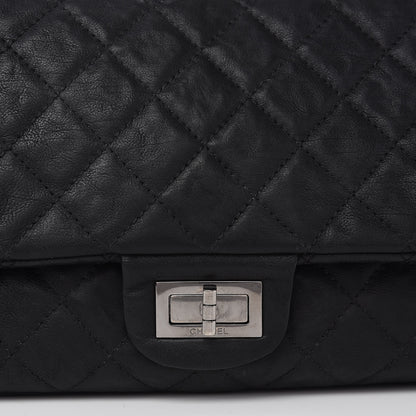 Chanel Calfskin Quilted Jumbo Easy Reissue Messenger Flap Black 13 of 13