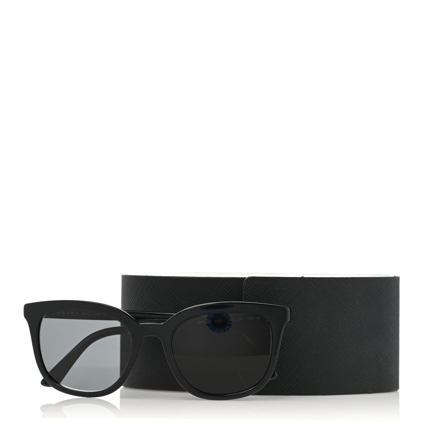 Acetate Pillow Cat Eye Sunglasses SPR 03X Black