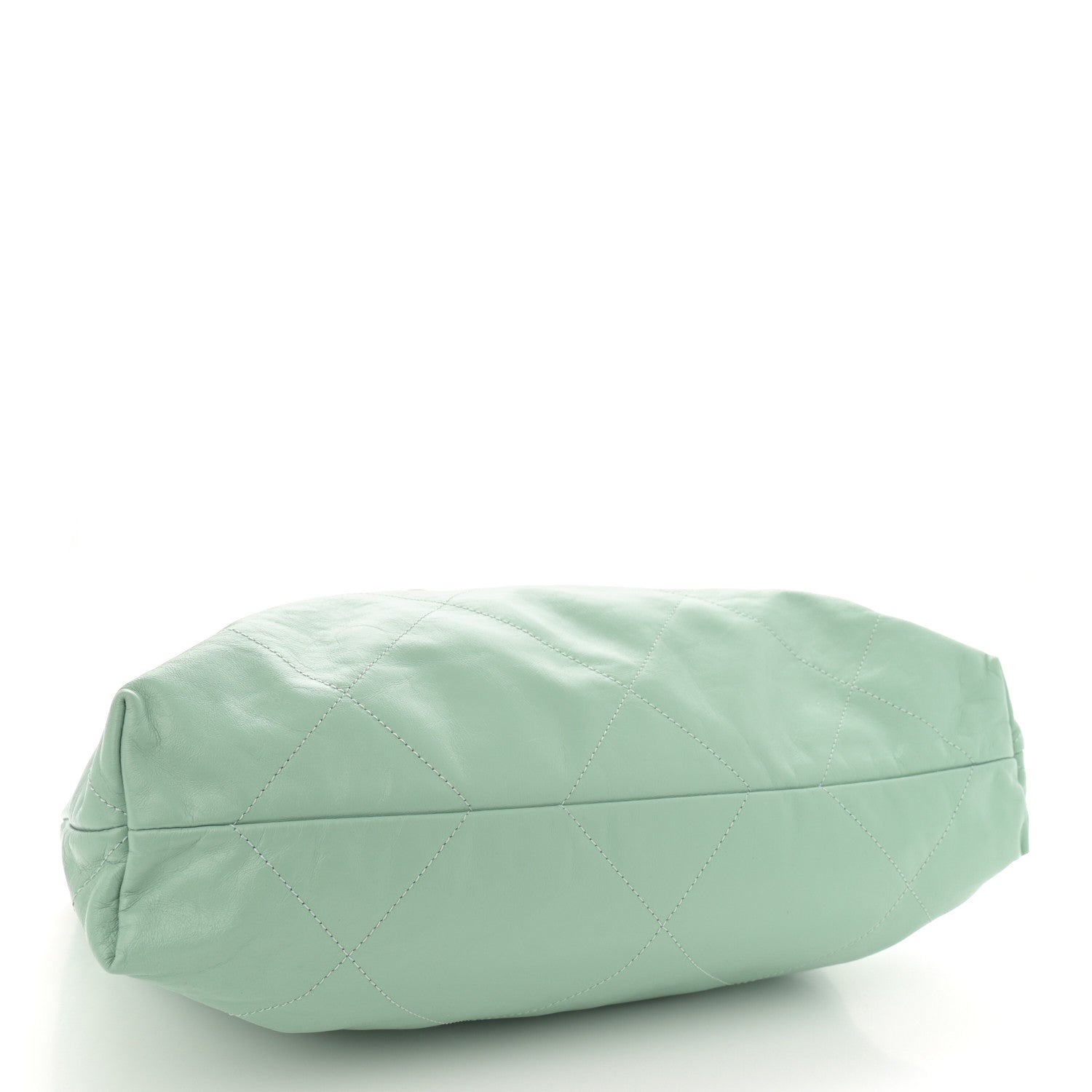Chanel Shiny Calfskin Quilted Chanel 22 Light Green 5 of 12