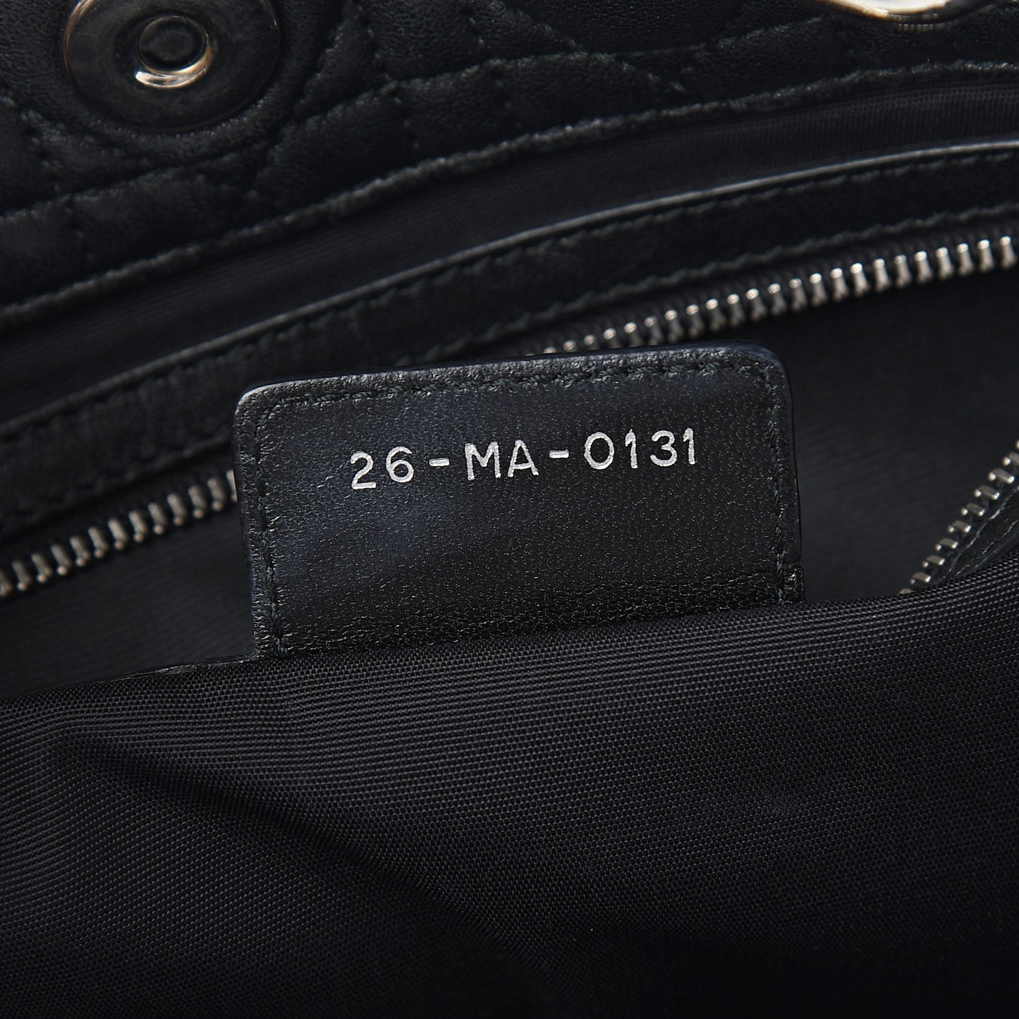 Lambskin Cannage Large Dior Soft Shopping Tote Black