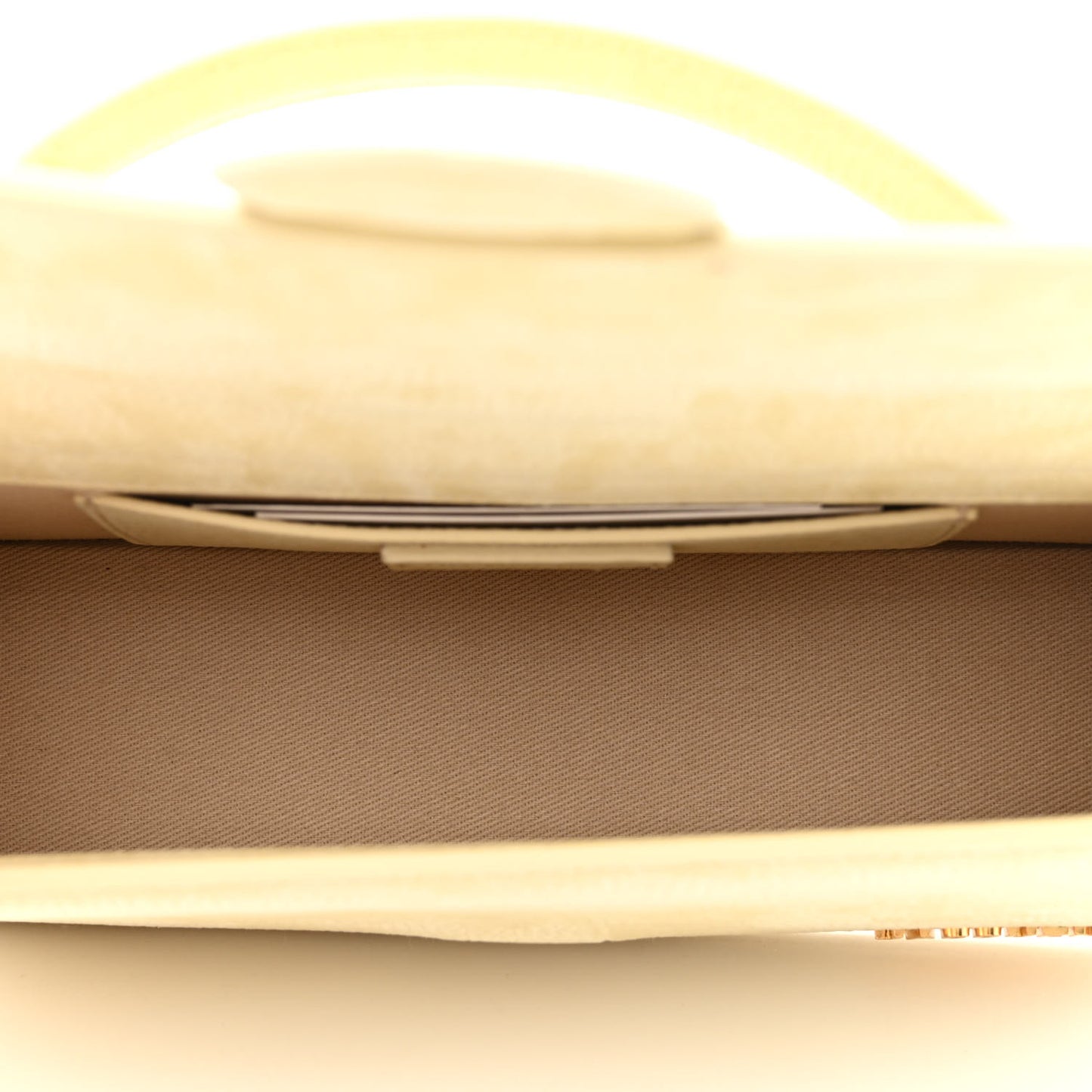 Grained Calfskin Le Grand Bambino Light Yellow