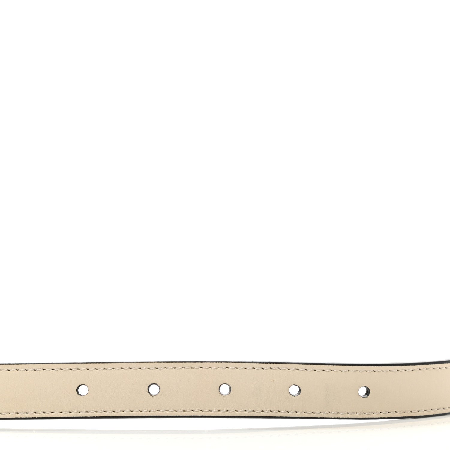 Gucci Calfskin Double G 20mm Belt 75 30 Mystic White 5 of 6