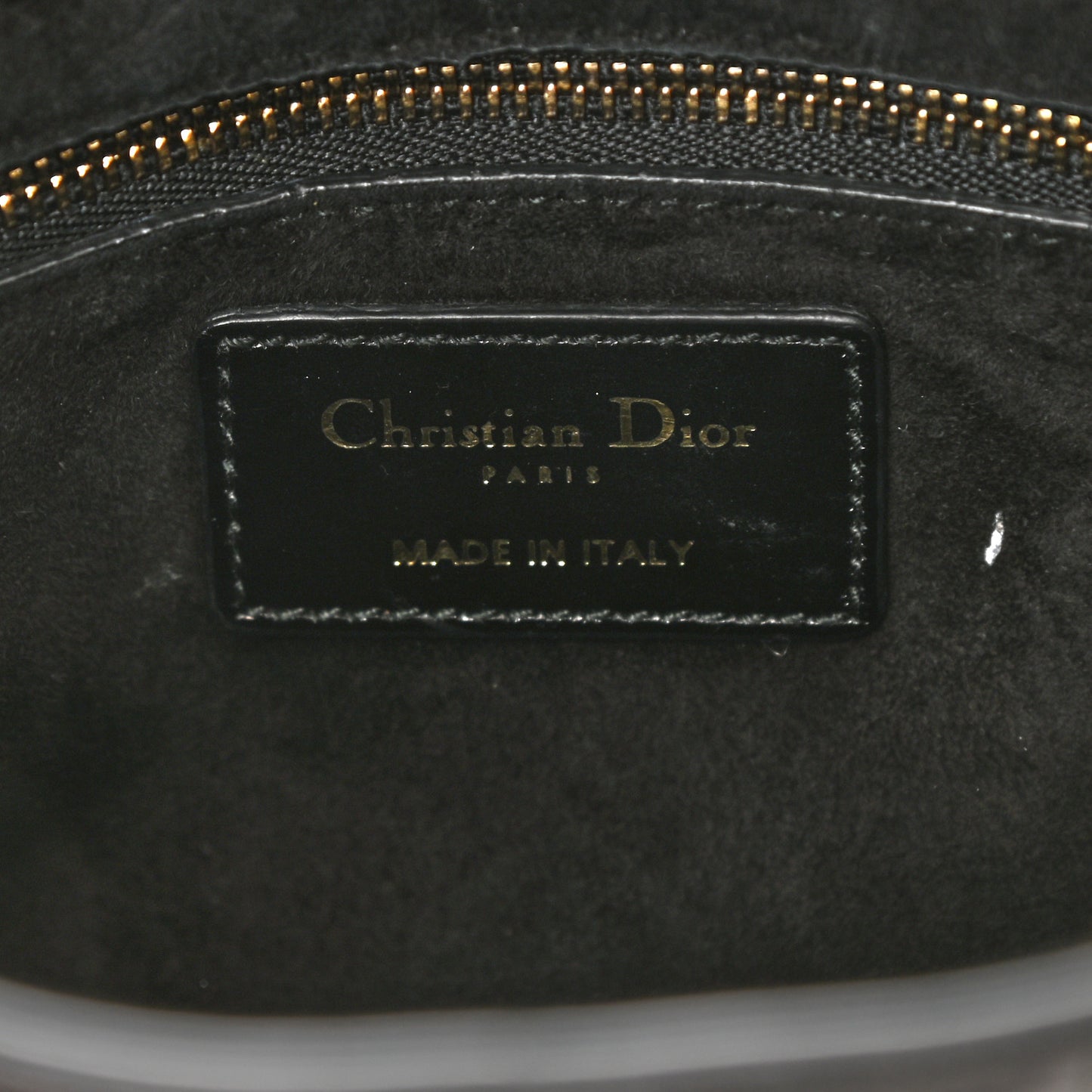 Lambskin Cannage Small Lucky Badges My Lady Dior Black