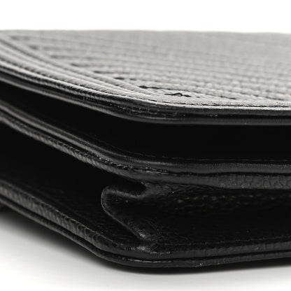 Chanel Caviar Chevron Quilted Boy Wallet On Chain WOC Black 10 of 13