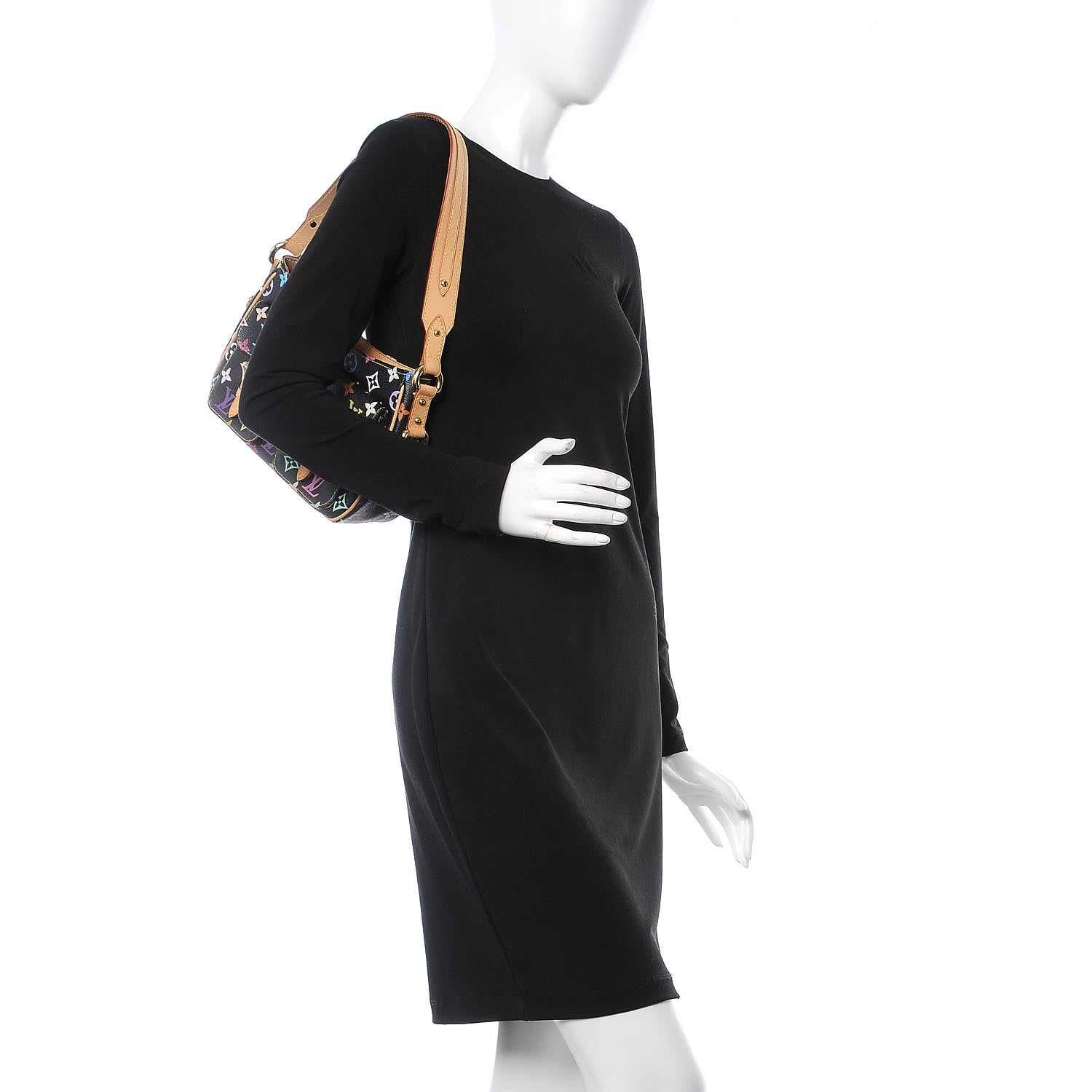 Louis Vuitton Monogram Multicolor Lodge PM Black 2 of 6