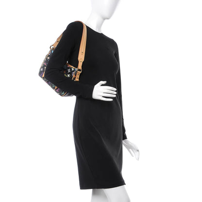 Louis Vuitton Monogram Multicolor Lodge PM Black 2 of 6