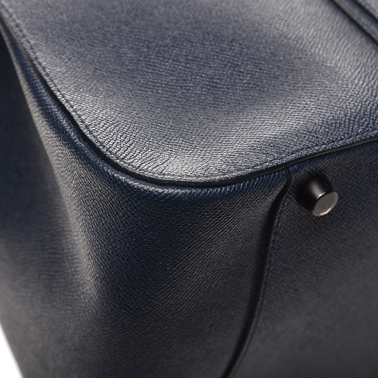 Burberry Textured Calfskin Briefcase Bag Dark Cobalt 9 of 12