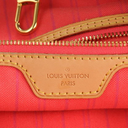 Louis Vuitton Damier Azur Delightful MM Pink 6 of 8
