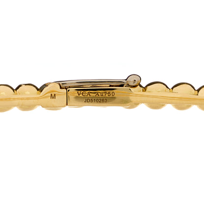 Van Cleef & Arpels 18K Yellow Gold Perlee Pearls of Gold Bracelet M 3 of 4