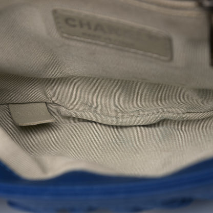 Chanel Washed Lambskin Quilted Mini Chain Around Flap Blue 12 of 14