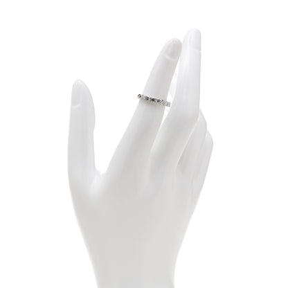 Tiffany Platinum Diamond .57ctw 3mm Half Circle Embrace Band Ring 48 4.5 2 of 6