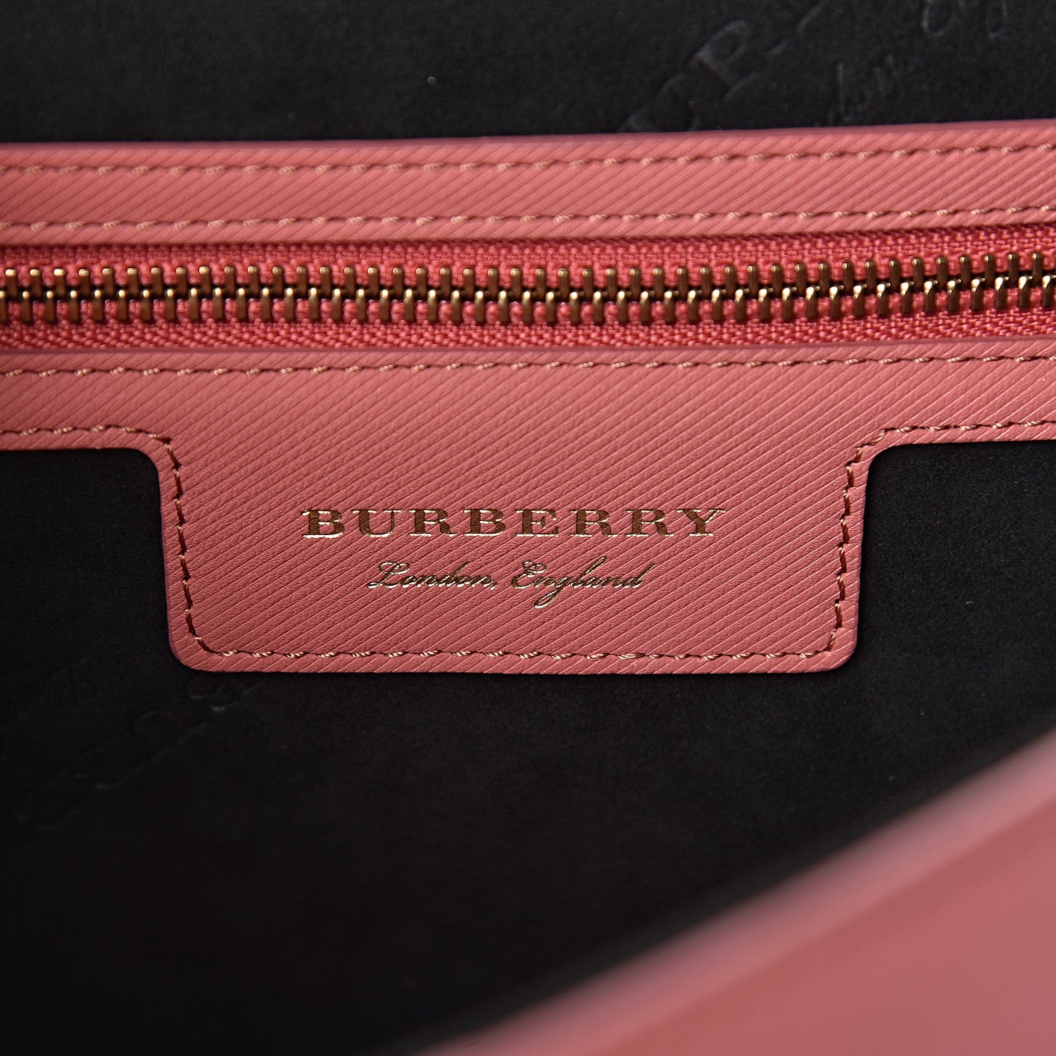 Burberry Trench Calfskin Medium DK88 Top Handle Bag Blossom Pink Pale Clementine 6 of 15