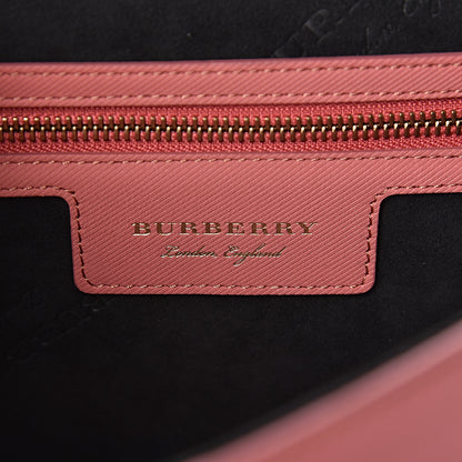 Burberry Trench Calfskin Medium DK88 Top Handle Bag Blossom Pink Pale Clementine 6 of 15
