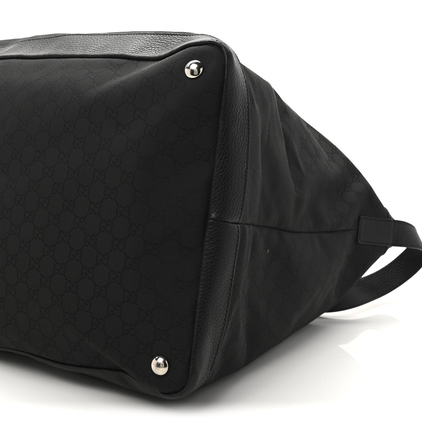 Nylon Monogram Travel Hobo Black