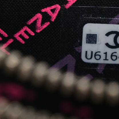 Chanel Caviar Quilted CC Logo Zip Card Holder Black 8 of 9